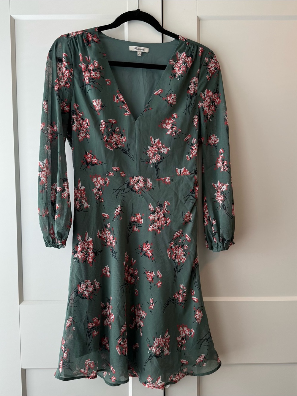 Madewell long sleeve dress - size 2